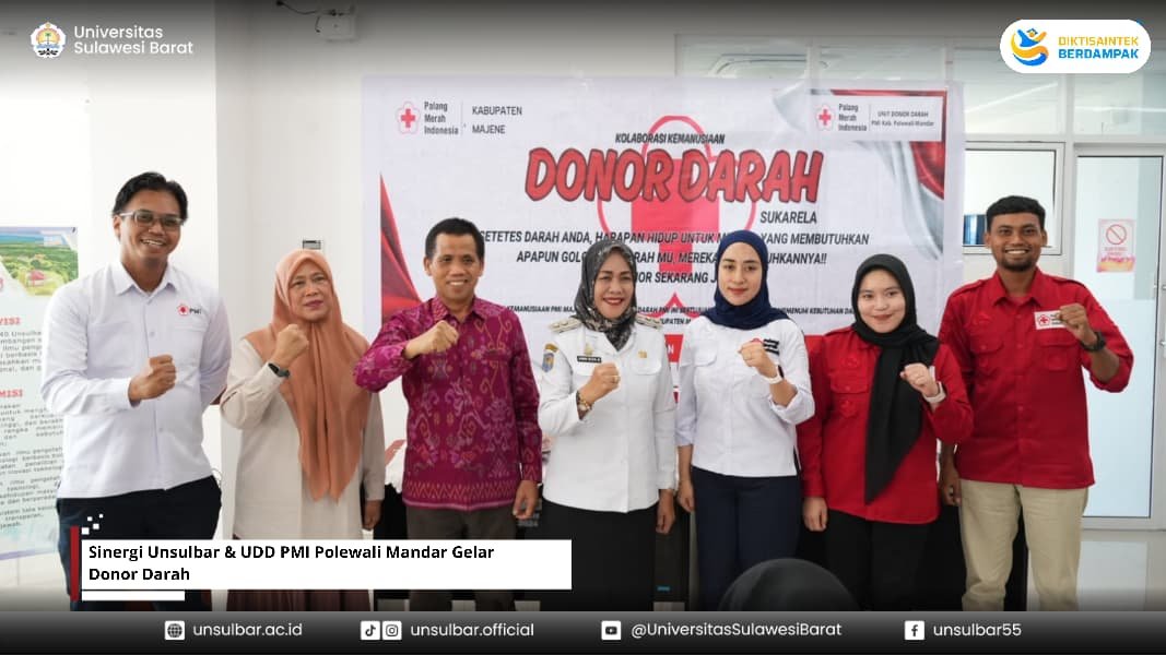 Setetes Darah, Sejuta Harapan: Unsulbar dan UDD PMI Polman Gelar Donor Darah