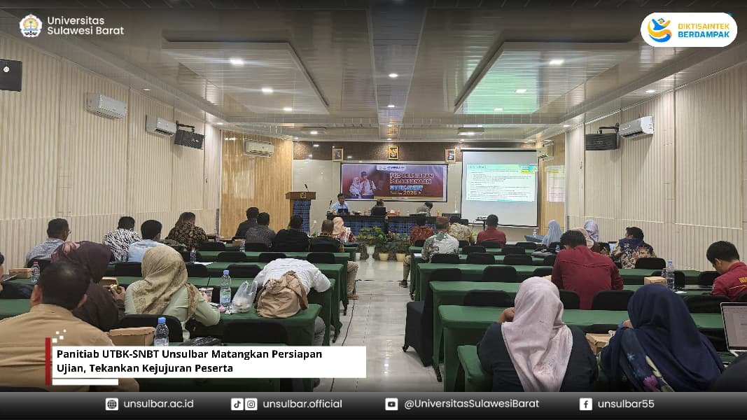 Unsulbar Siapkan Pelaksanaan UTBK-SNBT, Kejujuran Peserta Jadi Perhatian